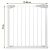 Springos white safety gate for stairs or doorways