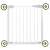 Springos safety gate, white, 76-85 cm, pressure mounted, auto close, for babies and pets, stretchkeep system