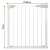 Springos safety gate, white, 75-83 cm, pressure mounted, auto close, for babies and pets, dimensions