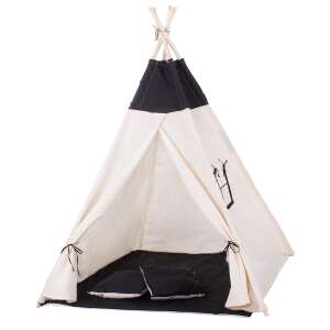 Springos Indián sátor, párnákkal #fekete 51448976 Indián sátor