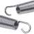Springos 165mm trampoline spring close-up of the hook
