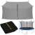 Springos trampoline safety net enclosure detail, black