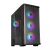 Zalman Z10 DUO Black PC Case - Front View with ARGB Fans