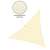 Springos beige waterproof triangle shade sail with product features