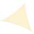 Springos beige triangle shade sail isolated on white