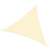 Springos beige triangle shade sail isolated on white background