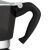 Близък план на черната дръжка на Bialetti Moka Express