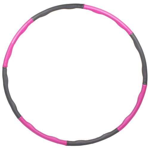 Springos Hulahopp karika 100cm #rózsaszín-szürke