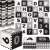 Springos Alphabet and Number Foam Puzzle Mat, 175x175cm, Black and White, assembled