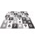 Springos Sponge puzzle 175x175cm - Letters and numbers #black-and-white 51452615
