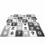 Springos Sponge puzzle 175x175cm - Letters and numbers #black-and-white 51452615