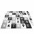Springos Sponge puzzle 175x175cm - Letters and numbers #black-and-white 51452615