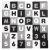 Springos Sponge puzzle 175x175cm - Letters and numbers #black-and-white 51452615