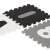 Springos Alphabet and Numbers Foam Puzzle Mat, 175x175cm, Black and White, Close-up of Tiles
