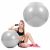 Woman resting with Springos grey gym ball