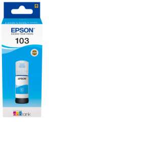 Atramentová kazeta Epson EcoTank 103 Cyan, 65ml, C13T00S24A - Epson