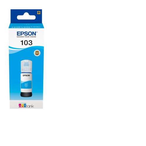 Atramentová kazeta Epson EcoTank 103 Cyan, 65ml, C13T00S24A