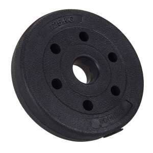 1.25 kg black weight plate for barbell or dumbbells - Weight & Dumbbell