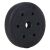Springos 2.5kg Black Weight Plate for Barbell Training