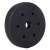 Springos 2.5kg weight plate, black