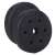 Springos 2.5kg weight plates, set of 2, black