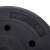 Springos 2.5kg weight plate, black, close-up