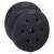 Two Springos 5kg weight plates, black