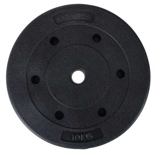 Springos záťažový disk 10 kg #black