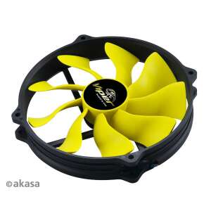 Akasa Viper R 140mm sárga PC ventilátor - Laptop rendszerhűtő