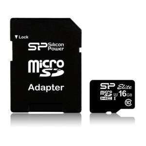 Silicon Power - 16GB MicroSDHC - SP016GBSTHBU1V10SP