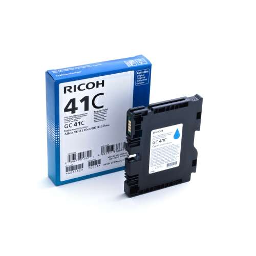 Ricoh GC-41C Cyan Ink Cartridge, 2200 pages, Original, for Ricoh Aficio SG 3100, SG 3110, SG 7100 printers
