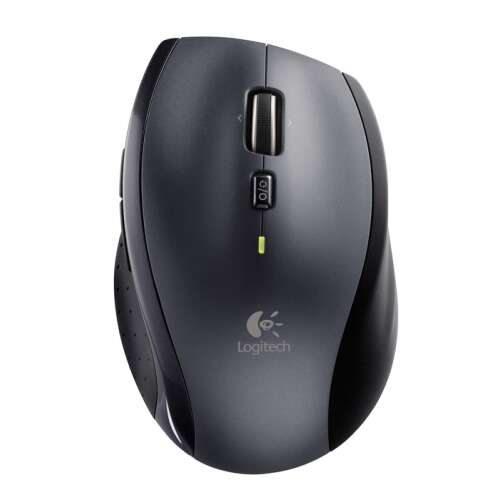 Logitech M705 Marathon Wireless Mouse, ergonomic design, black