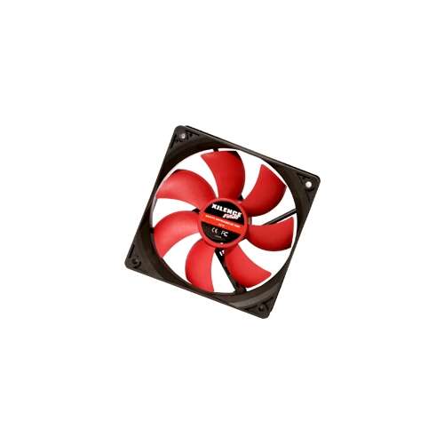 Xilence Red Wing 120mm PC ventilátor, piros lapátok, fekete keret - Xilence