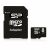 Silicon Power 8GB Micro SD card with SD adapter, Class 10