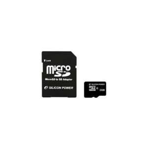 SILICON POWER MICRO SD CARD 8GB SD adapter CL10 51457437 