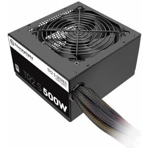 Thermaltake TR2 S 500W Power Supply Angled View - Computers and Accessory