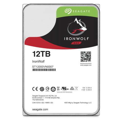 Seagate IronWolf interni tvrdi disk 12 TB 256 MB 3,5" Serial ATA III (ST12000VN0008) 51458948