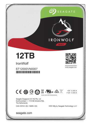 Seagate - ironwolf series 12tb - st12000vn0008