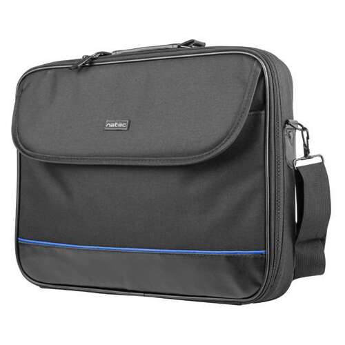 NATEC IMPALA 14.1 inch laptop bag, black, with shoulder strap