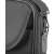 NATEC IMPALA 14.1 inch laptop bag, black, close-up of shoulder strap and zipper