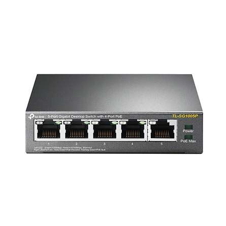 TP-Link - TL-SG1005P PoE switch