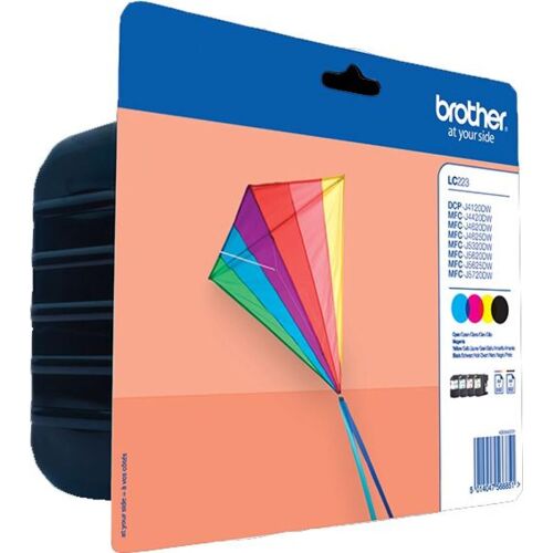 Brother LC223 Multipack Black Cyan Magenta Yellow tintapatron eredeti 170828442 - Tintapatron