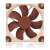 Noctua NF-A9 FLX 92mm PC fan, brown and beige, front view