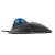 Kensington Orbit Wired Trackball Mouse with Scroll Ring, Black and Blue, side view