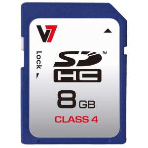 V7 - 8GB SD CARD CL4 RETAIL - VASDH8GCL4R-2E 51514359 