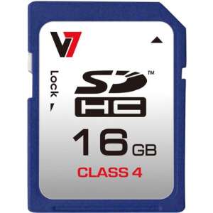 V7 - 16GB SD CARD + Adapter CL4 RETAIL - VASDH16GCL4R-2E 51514375 