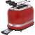 Ariete 149 Moderna Toaster in Rot mit Sandwich-Lift, Seitenansicht