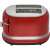 Ariete 149 Moderna Toaster in Rot mit Sandwich-Lift, Seitenansicht