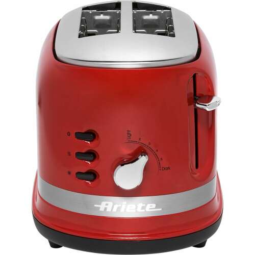 Ariete 149 Moderna Toaster in Rot mit Sandwich-Lift, Vorderansicht