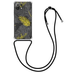 kwmobile Калъф за Xiaomi Mi 11 Lite 5G с връзка, дизайн на листа - Технически статии и електроника